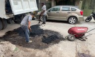 Gobierno de la Capital repara daños en 27 calles con el programa Por Buen Camino