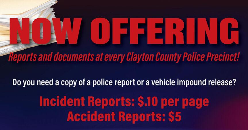 Documents now available at all Clayton County police precincts