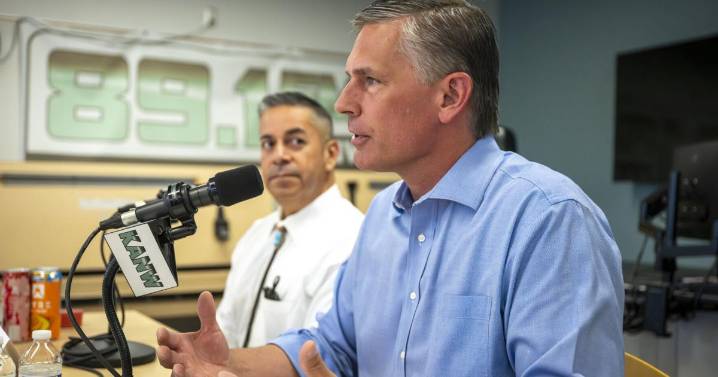 New Mexico public radio and television station heads talk funding cuts with US senators