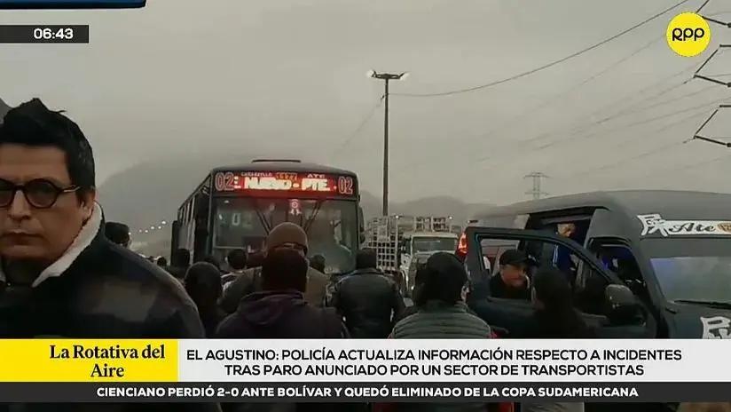 Reportan ataque a chofer de bus de la empresa Santa Catalina en SJL: Policía no descarta uso de "proyectil de arma de fuego"