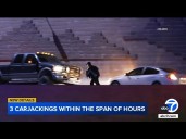 Suspects steal multiple vehicles, including big rig, in wild chase