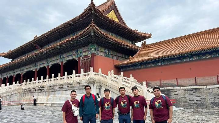 Estudiantes de Conalep Tamaulipas llegan a China para el Mundial de Robótica, ¡qué orgullo!