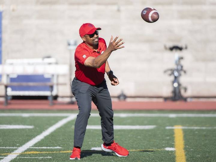Former CFLer Khari Jones trying to help UBC offence get on a roll