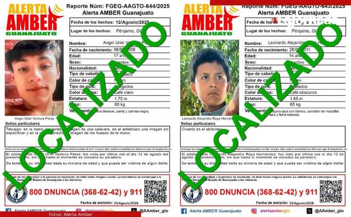 Murieron dos menores rescatados de un centro operativo del CJNG en Guanajuato