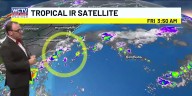 Fewer showers for 1 more day