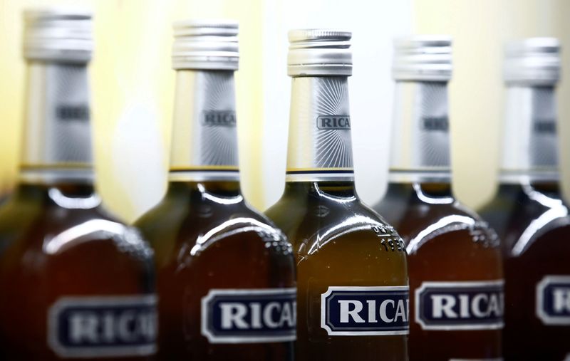 Pernod Ricard predicts Q1 sales fall as Chinese and U.S. woes continue