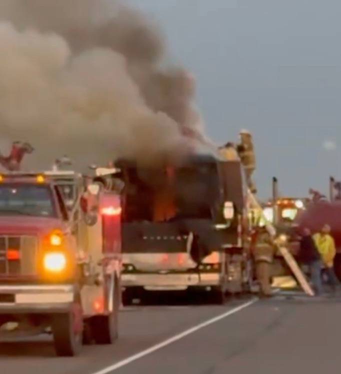 Metal Singer’s Tour Bus Catches Fire With Them Inside
