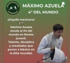 Máximo Azuela es cuarto mundial y no estará en los Panamericanos por grillas federativas