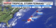 Tropical Storm Fernand 11pm Update