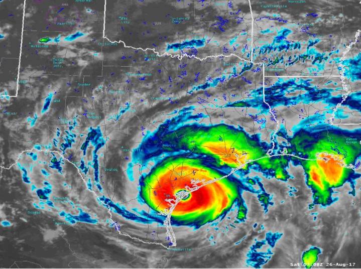 How many hurricanes and tropical storms have made landfall in Texas?