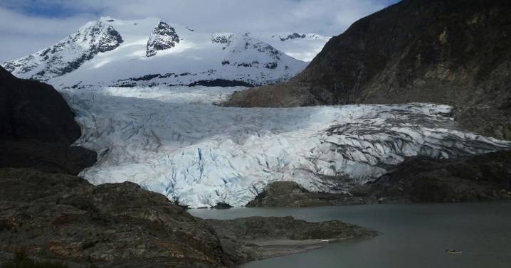 Ice dam at Alaska’s Mendenhall Glacier releases floodwater toward downstream homes