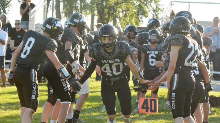 Starting lineup introduced for Waverly-South Shore's football team