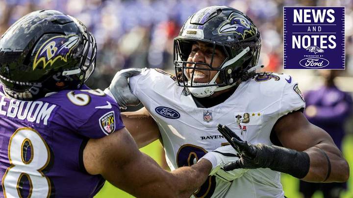 News & Notes: Tavius Robinson Emulates Ravens Legend Jarret Johnson