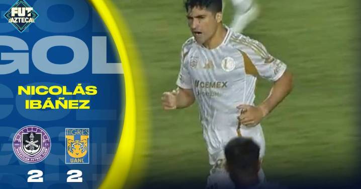 Gol de Nicolás Ibáñez : Mazatlán 2-2 Tigres | Jornada 6 