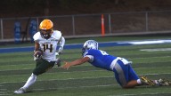 Manogue survives to win a wild one; Spanish Springs takes season