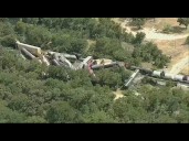 Train potentially carrying hazardous materials derails in Texas