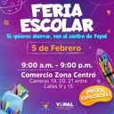 Este sábado 05 de febrero gran Feria Escolar en el centro de Yopal