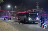 Disparan contra conductor de transporte de personal