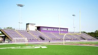 Press box tops new grandstand area at Allen Mitchell Athletic Complex
