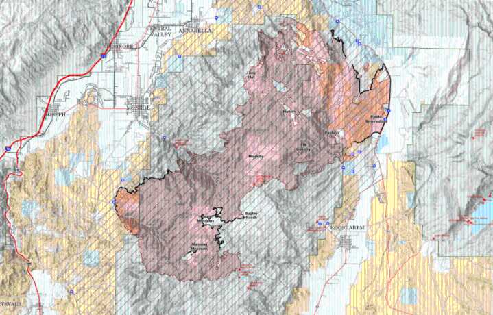 Containment on Monroe fire jumps to 18%, over 66,000 acres burned
