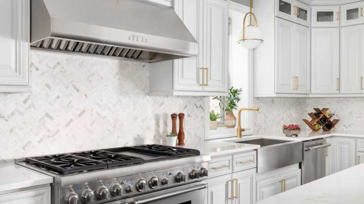 The Perfect Wood Stain Color To Pair With A Stainless Steel Kitchen