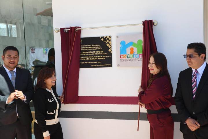 Gobernadora Cuéllar inaugura Centro de Convivencia Familiar en Calpulalpan