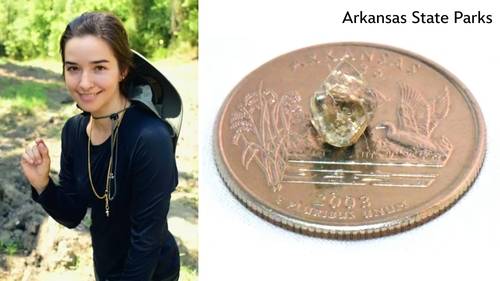NYC woman finds 2.3-carat diamond at 'Crater of Diamonds State Park' in Arkansas to use for engagement ring