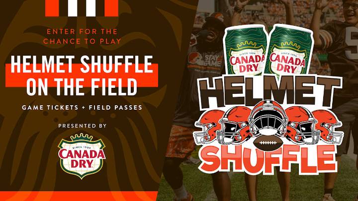 Enter for chance to participate in the Canada Dry Helmet Shuffle