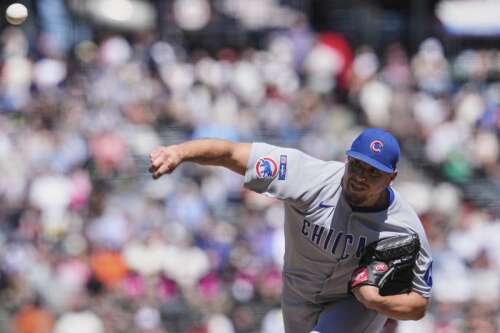 Adames, Lee help Giants beat Cubs 4-3 and complete series sweep
