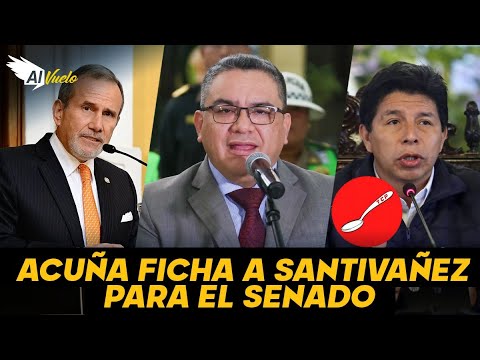 Acuña armaría su lista con Elio Riera para diputado y Santivañez al Senado (VIDEO)
