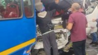 ¡Urgente! Grave accidente en Bogotá: dos buses se chocaron y hay cerca de 30 heridos; así se vio todo