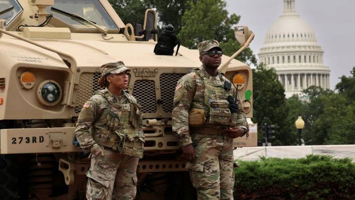 Trump Say He Will Go on Patrol in Washington With Police, Military