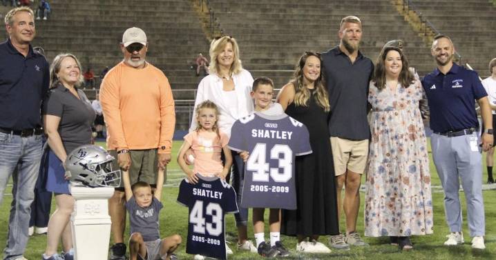 East Burke alum, retired Jacksonville Jaguars NFL star Tyler Shatley's high school jersey retired
