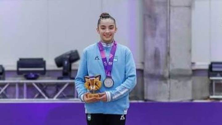 Julieta Lucas, la chica de plata de la gimnasia artística