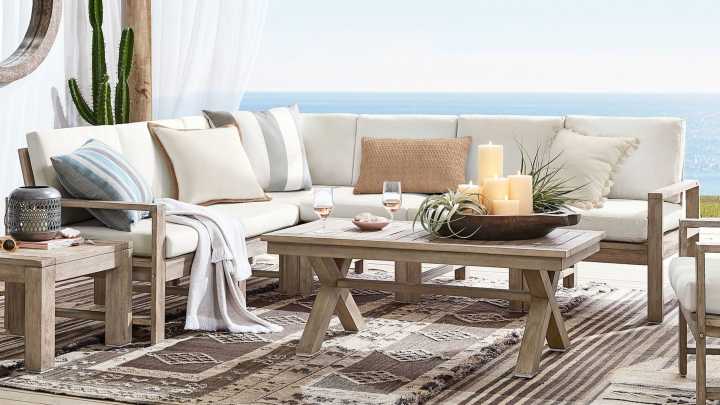 This luxurious Pottery Barn patio set is over $550 off for Labor Day