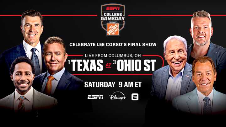 ESPN’s  College GameDay Built by The Home Depot  Kicks Off Week 1 at Ohio State, Legendary Analyst Lee Corso’s Final Show After 38 Years
