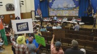 Protests erupt at Route One reopening in Searsport