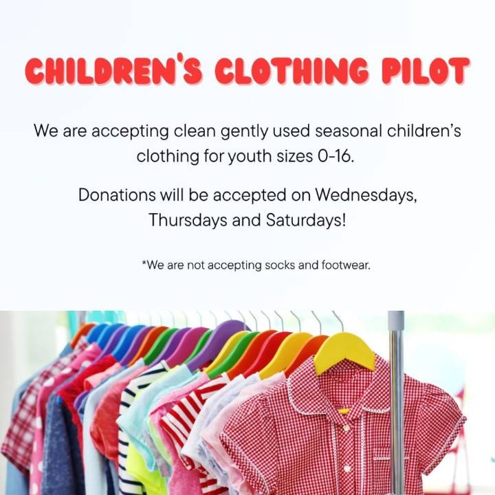 Neighbor to Neighbor Launching Children’s Clothing Pilot