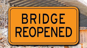 Bridge 107 over Spring Creek reopens after repairs