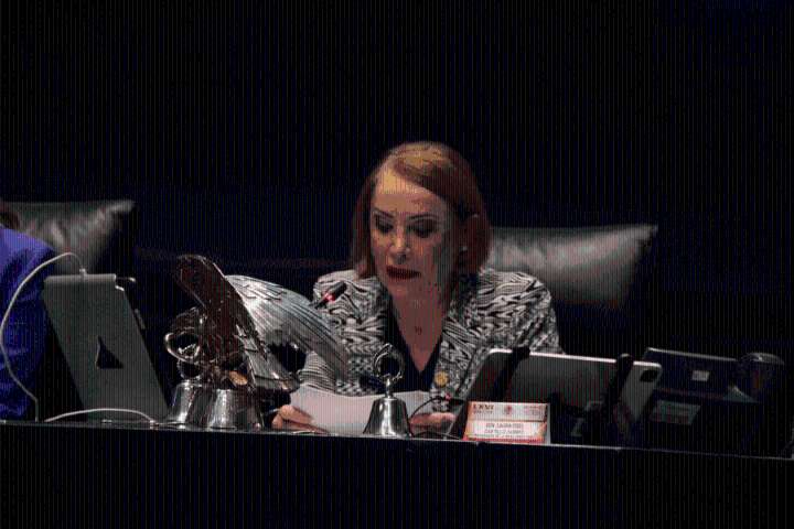 Laura Itzel Castillo asumió la presidencia del Senado en la LXVI Legislatura