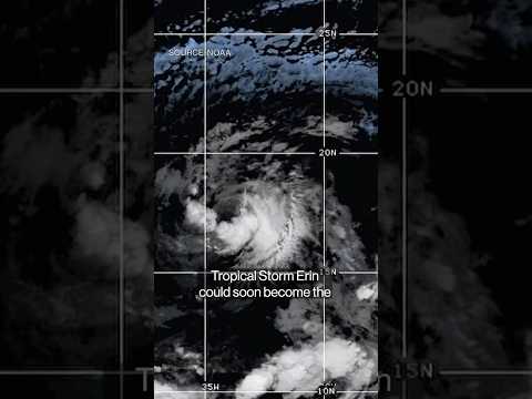 Hurricane Erin Swells to First of Atlantic Season