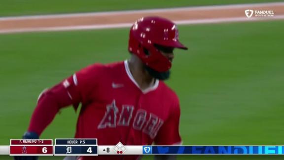 Taylor Ward homers and drives in 3 runs in the Angels' 7