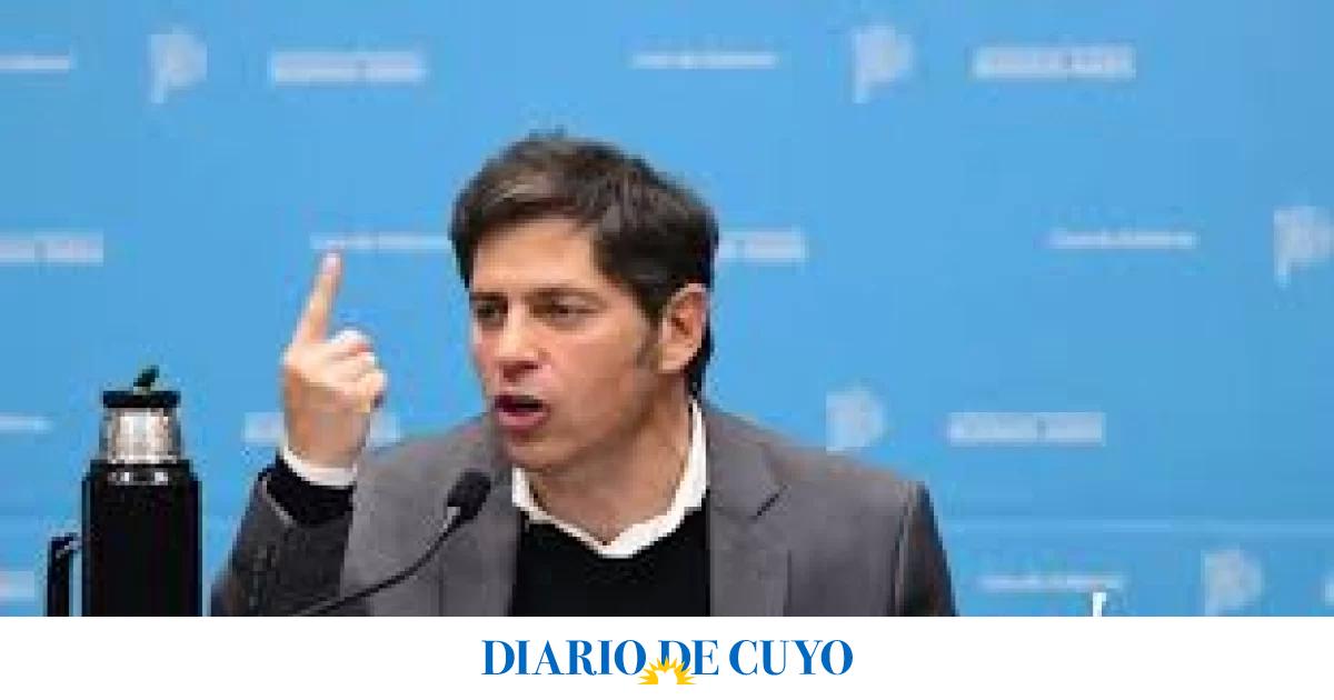 Kicillof  salió al cruce de Milei y afirmó que sus anuncios son un “delirio cósmico”