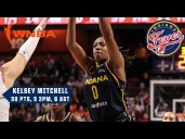 Kelsey Mitchell’s 38 PTS fuel Fever’s huge comeback vs. Sun