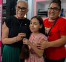 La pequeña Airam Guadalupe dona su cabello al DIF Nayarit