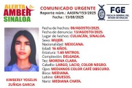 Buscan a Kimberly Yoselin, de 16 años, desaparecida en Culiacán