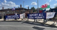 Newark protest live updates as counter demonstration called to 'oppose far right spreading hate'