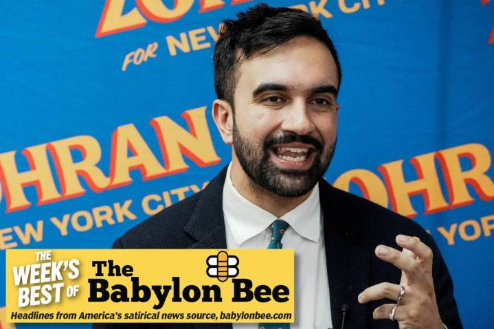 Best of the Babylon Bee: First NYC mayoral candidate to bench bar will win race