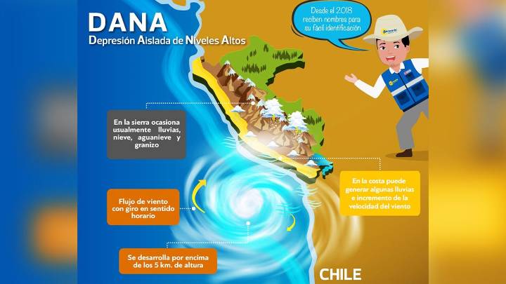 DANA “Oriana” afectará con frío intenso la sierra sur y central del país desde mañana