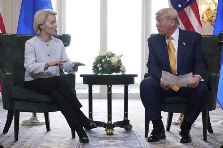 US and EU issue written framework for their trade deal, still a work in progress